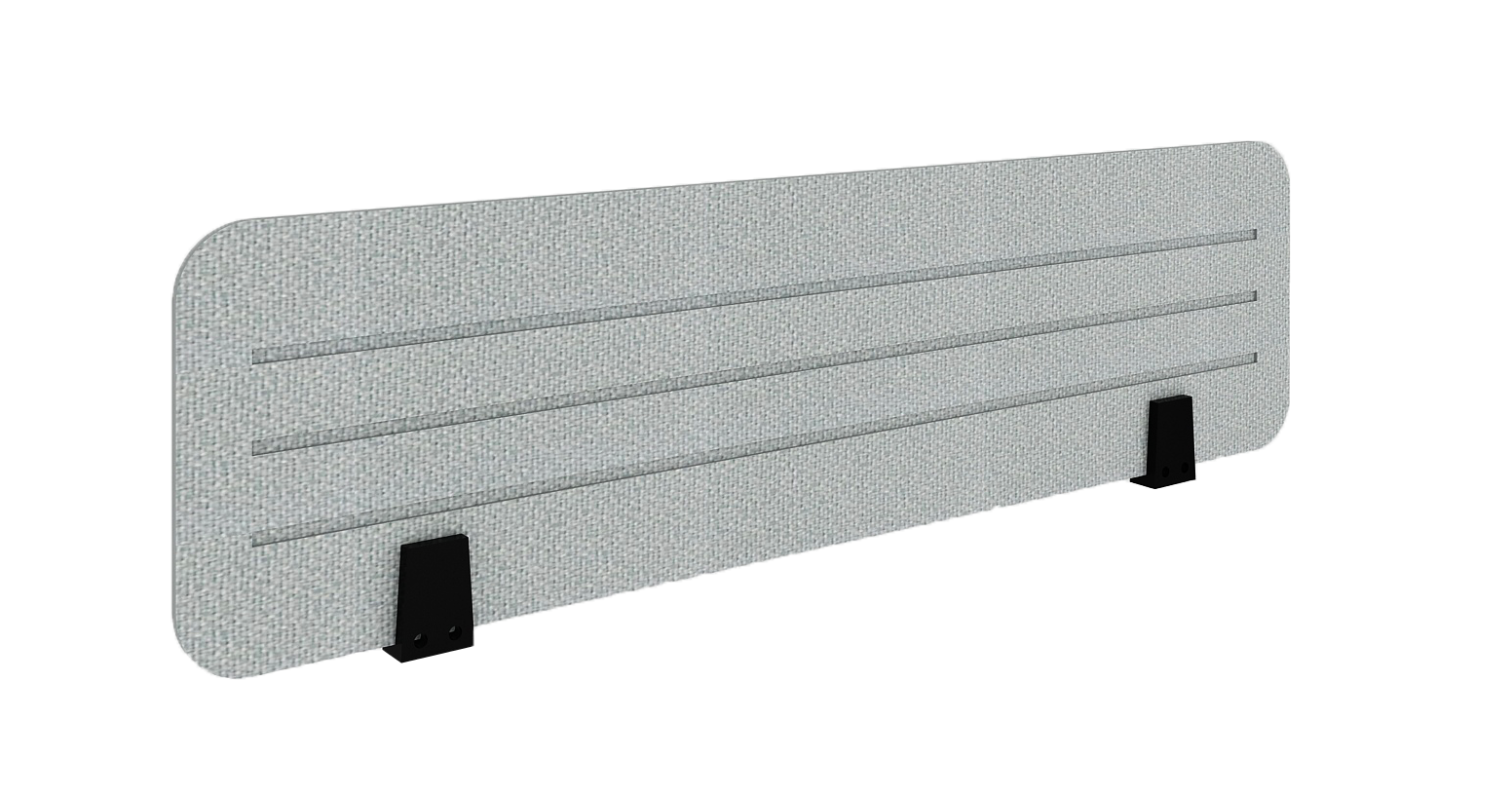 Acoustic Panel with Desking Brackets